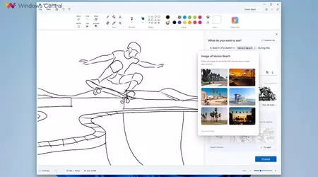 Microsoft Paint för Windows 11 kommer att lägga till algoritmer för artificiell intelligens för bildmanipulering