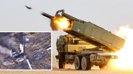 HIMARS träffade avfyrningsramper, styrsystem och radar i ett sällsynt ryskt S-300V4 Antey luftvärnsrobotsystem med förmåga att avfånga ballistiska missiler