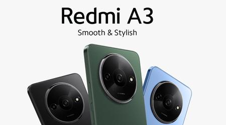 Redmi A3: 90Hz-skärm, MediaTek Helio G36-chip, dubbel kamera och 5000mAh-batteri för $90