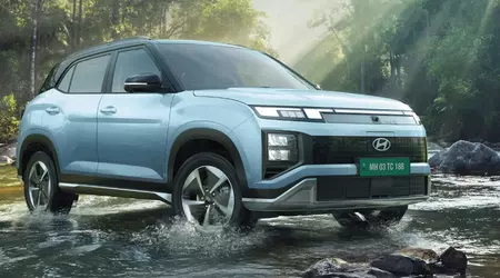 Den nya crossovern Hyundai Creta Electric presenteras i Indien med batterier på 42 kWh och 51,4 kWh