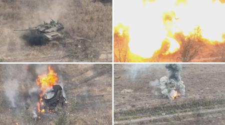 Ukrainas väpnade styrkor demonstrerade den mest spektakulära förstörelsen av en rysk moderniserad T-90M "Breakthrough"-stridsvagn värd upp till 4,5 miljoner USD