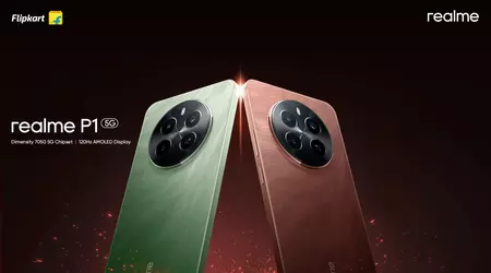 Realme P1 5G: 120Hz OLED-skärm, MediaTek Dimensity 7050-chip, IP54-skydd och 5000mAh-batteri med 45W laddningspris från 190 USD