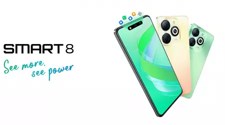 Infinix Smart 8 - UNISOC T606, 90Hz LCD-skärm, Android 13 och 13MP-kamera till ett pris av $100
