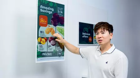 Samsung Color E-Paper: en skärm som ser ut som papper och fungerar utan strömkälla