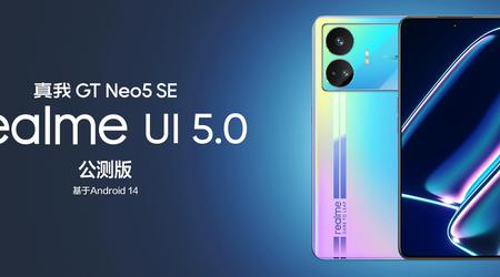 Realme GT Neo 5 SE har fått en betaversion av realme UI 5.0 baserad på Android 14