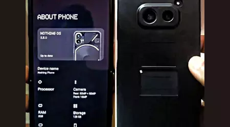 En prototyp av Nothing Phone (2a) med dubbelkamera och AMOLED-skärm har dykt upp på bild