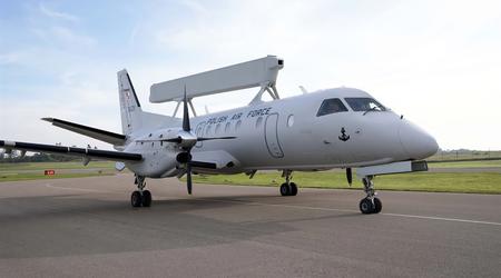 Polen tog emot det första Saab 340B AEW-300-flygplanet för radarövervakning med lång räckvidd