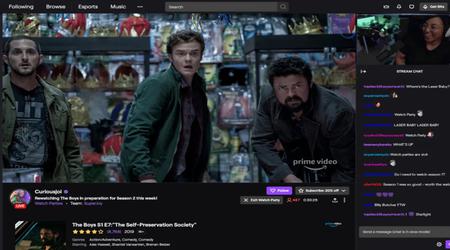 Twitch tar bort funktion för att titta på Prime Video