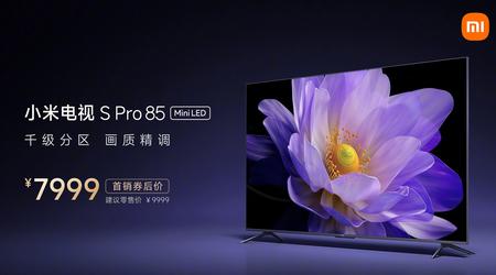 Xiaomi TV S Pro 85 - stor Mini LED-TV med 4K ULTRA HD, 144Hz och HDMI 2.1-stöd till ett pris av $ 1100