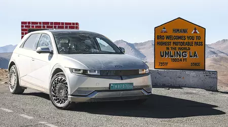 Hyundai IONIQ 5 kom med i Guinness rekordbok för den största höjdförändringen på ett elfordon