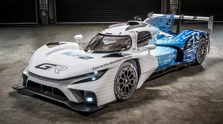 Toyota visade ett racingkoncept som drivs av flytande väte vid Le Mans