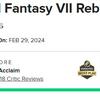 Kritikerna är entusiastiska över Final Fantasy VII Rebirth och ger spelet högsta betyg-4