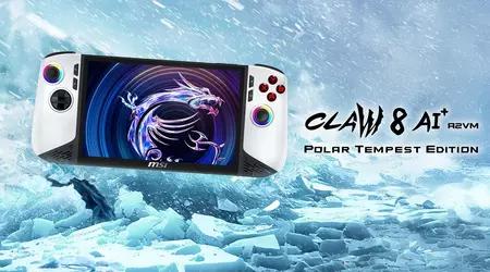 Cool design och förbättrade specifikationer: MSI presenterade Claw 8 AI+ Polar Tempest Edition bärbara konsol
