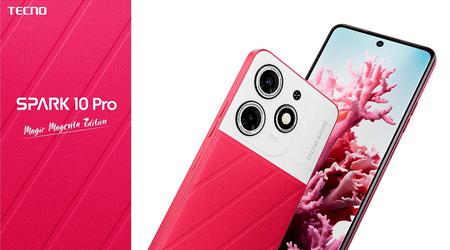 Tecno Spark 10 Pro har fått en Magic Magenta Edition-modifiering med ett glödande och färgskiftande lock