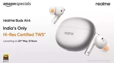 TWS realme Buds Air 6 hörlurar med ANC och LHDC-stöd kommer att debutera vid den globala lanseringen av realme GT 6T