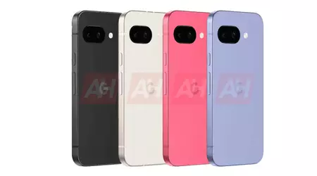 De senaste renderingarna av Google Pixel 9a visar upp design i alla färger