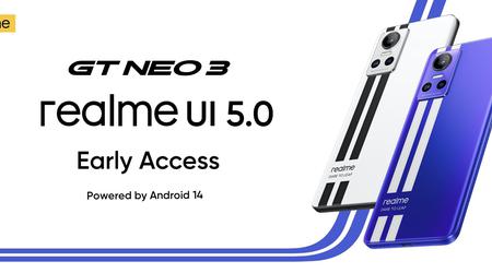 realme har tillkännagivit testprogrammet för realme UI 5.0 Android 14-baserat realme UI 5.0 för realme GT Neo 3 och realme GT Neo 3 150W