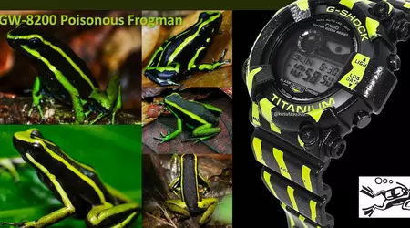 Casio Frogman GW-8200TPF Poison Dart-klocka läckt innan det officiella tillkännagivandet