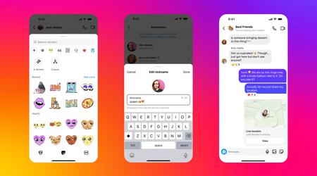 Instagram adds real-time geo-data and nicknames to personal messages