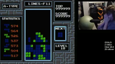 13-årige Willis Gibson från USA blev den första personen att slutföra ALLA Tetris (video)