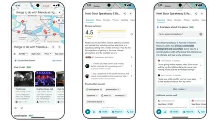 Google introducerar Gemini chatbot för Google Maps-sökning