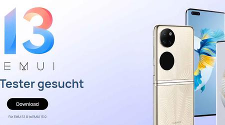 Huawei lanserar EMUI 13-testning för Huawei P50 Pocket, Huawei P50 Pro, Huawei Nova 10 och andra smartphones i Europa