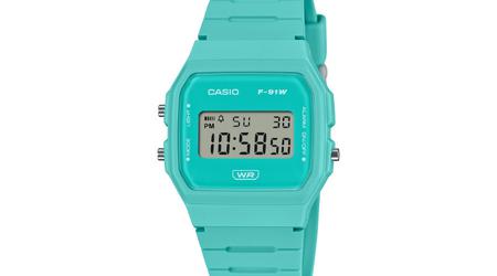 Casio lanserade den nya klockan G-Shock F-91WB-2A2 med 7 års batteritid