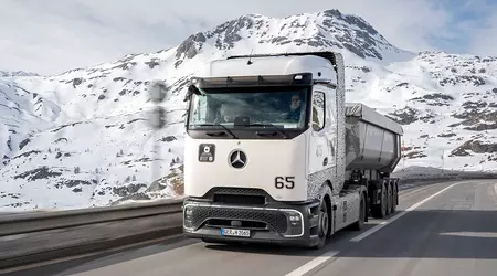Frost och Alperna: Daimler Truck testar en ny generation vätgaslastbilar i bergen