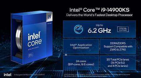 Kapplöpningen om megahertz fortsätter: Intel Core i9-14900KS uppnår 6,2 GHz kraft direkt ur lådan