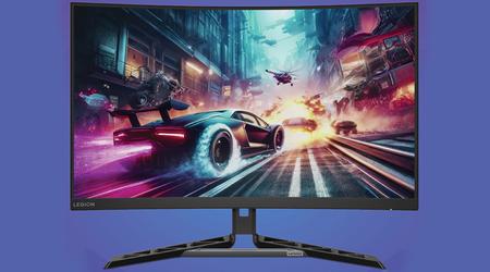 Lenovo Legion R32qc-30: Spelmonitor med böjd QHD-skärm och 180Hz-stöd för 349