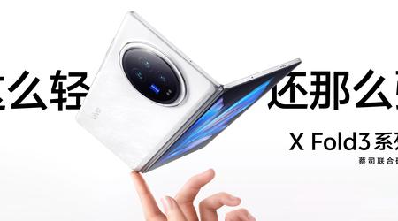 vivo X Fold 3: en förenklad version av vivo X Fold 3 Pro med inbyggt Snapdragon 8 Gen 2-chipp