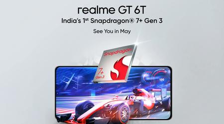 Det är officiellt: realme GT 6T med Snapdragon 7+ Gen 3-chip kommer att debutera i maj