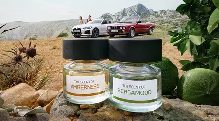 BMW har lanserat en parfym med flaskor i form av företagets huvudkontorsbyggnad i München
