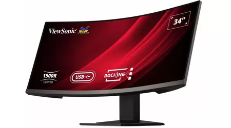 ViewSonic VG3419C - Böjd UWQHD-spelmonitor med 120Hz bildfrekvens och 1500R krökningsradie