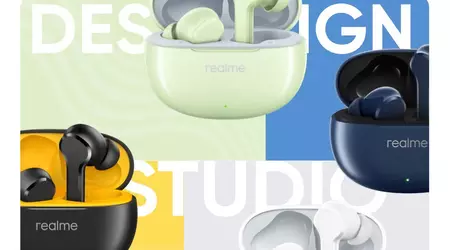 realme Buds T110: 10 mm högtalarelement, Bluetooth 5.4, IPX5-skydd och upp till 38 timmars batteritid för 18 USD