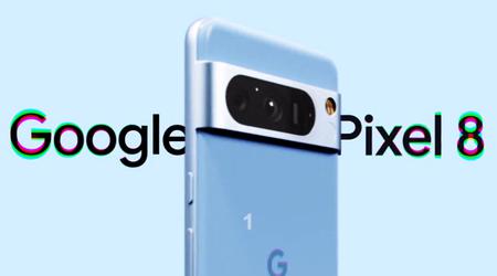 Google Pixel 8-kampanjvideo visar smartphonens design, blå färg och Audio Magic Eraser-funktion