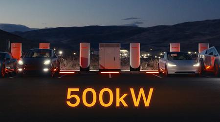 Tesla lanserar fjärde generationens Supercharger med upp till 500kW och 1,2MW laddningskapacitet