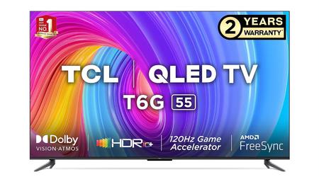 TCL T6G: smart TV-serie med 4K QLED-skärmar upp till 55″, AMD FreeSync och Google TV ombord från $472