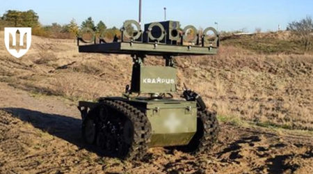 De ukrainska försvarsstyrkorna kommer snart att få KRAMPUS robotiska eldutkastarsystem
