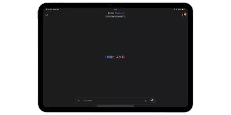 Google Gemini-appen fungerar nu i helskärmsläge ...