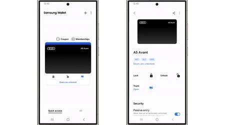 Samsung Wallet förvandlar Galaxy-smartphones till digitala nycklar för Audi-bilar
