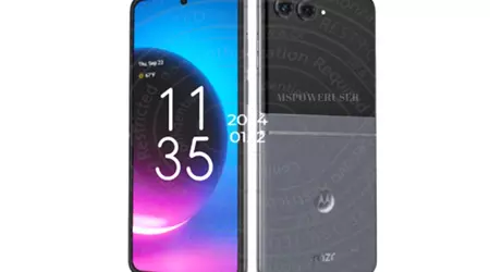 Motorola förbereder en ny vikbar Razr+ smartphone: hur den kommer att se ut