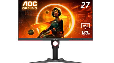 AOC Q27G3XMN debuterade utanför Kina: 27-tums 2K QD-Mini LED-skärm med 180Hz uppdateringsfrekvens och ett pris på $310