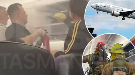 Powerbank svävade oväntat i kabinen, foto