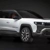 Framsidan av nya Jeep Compass miniature