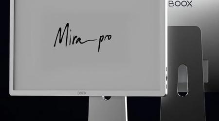 Onyx Boox har presenterat en uppdaterad version av Mira Pro: 25,3-tums monitor med E-Ink-skärm och integrerad bakgrundsbelysning