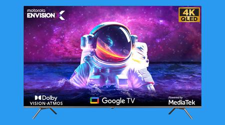 Motorola Envision X TV: smart-TV-serie med 4K QLED-skärmar på upp till 65″, Dolby Vision och Google TV ombord