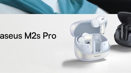 Baseus M2s Pro: True Wireless med ANC, Bluetooth 5.4 och Hi-Res Audio för 45 USD