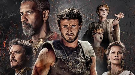 "Gladiator 2" har gett Ridley Scott den mest framgångsrika starten på hans karriär. Paramount Pictures presenterade den sista trailern för filmen