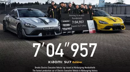 Xiaomi SU7 Ultra sätter ett nytt Nürburgring-rekord för en produktions-elbil